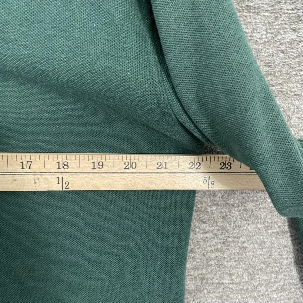 Polo By Ralph Lauren Polo Shirt Mens XL Green Knit Solid Long Sleeve Pony Logo